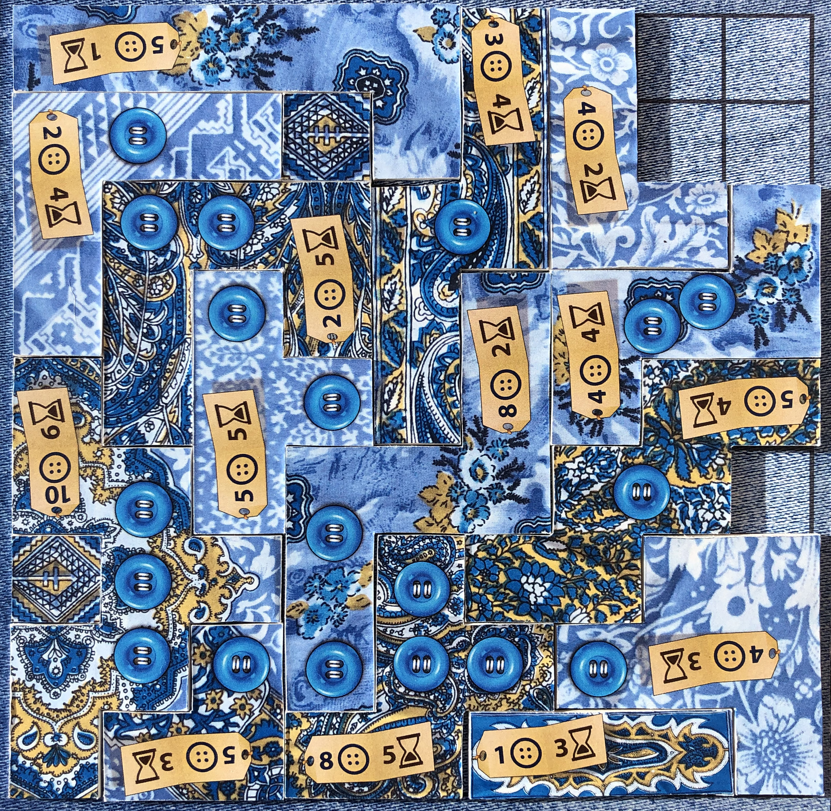 Here’s my cut out patches. I have improved the contrast levels since.